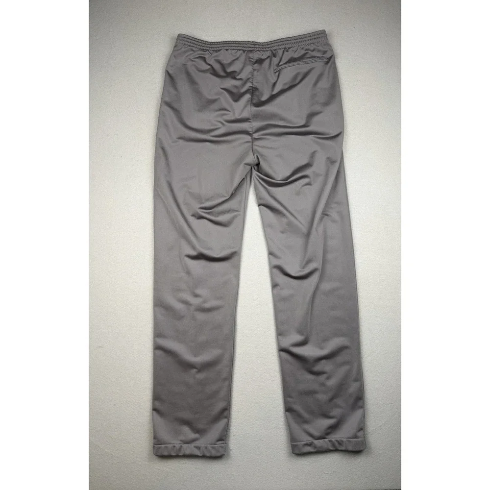Rare Vintage NIKE Spell Out Box Logo Patch Athletic Track Pants 80s 90s Gray L